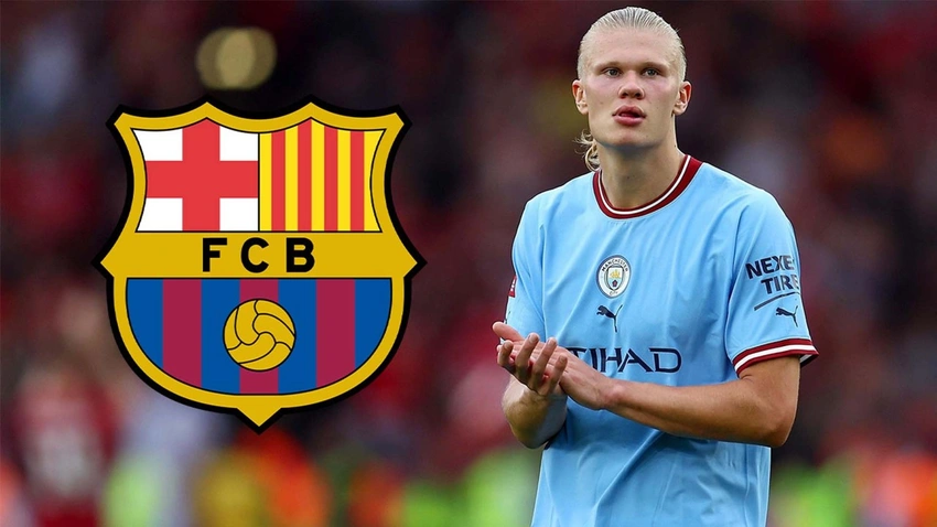 والد هالاند يزور برشلونة