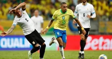 تعادل البرازيل وأوروجواي 1-1 في تصفيات مونديال 2026